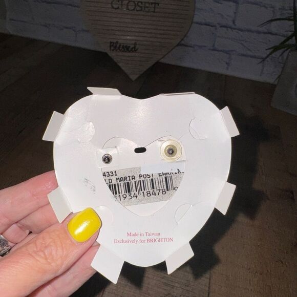 Brighton Maria Earrings Two Tone Retired - Picture 7 of 7